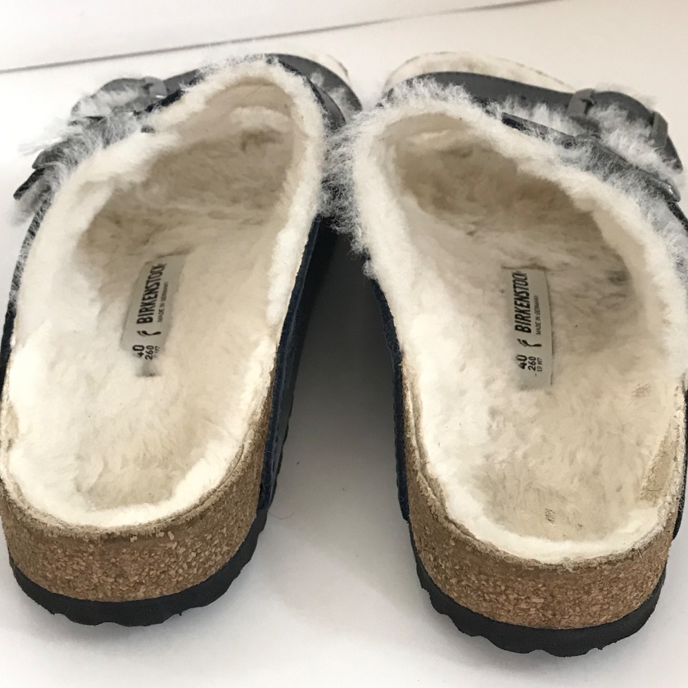 BIRKENSTOCK Arizona Sandals Shearling Women’s Size 9 - Picture 8 of 16